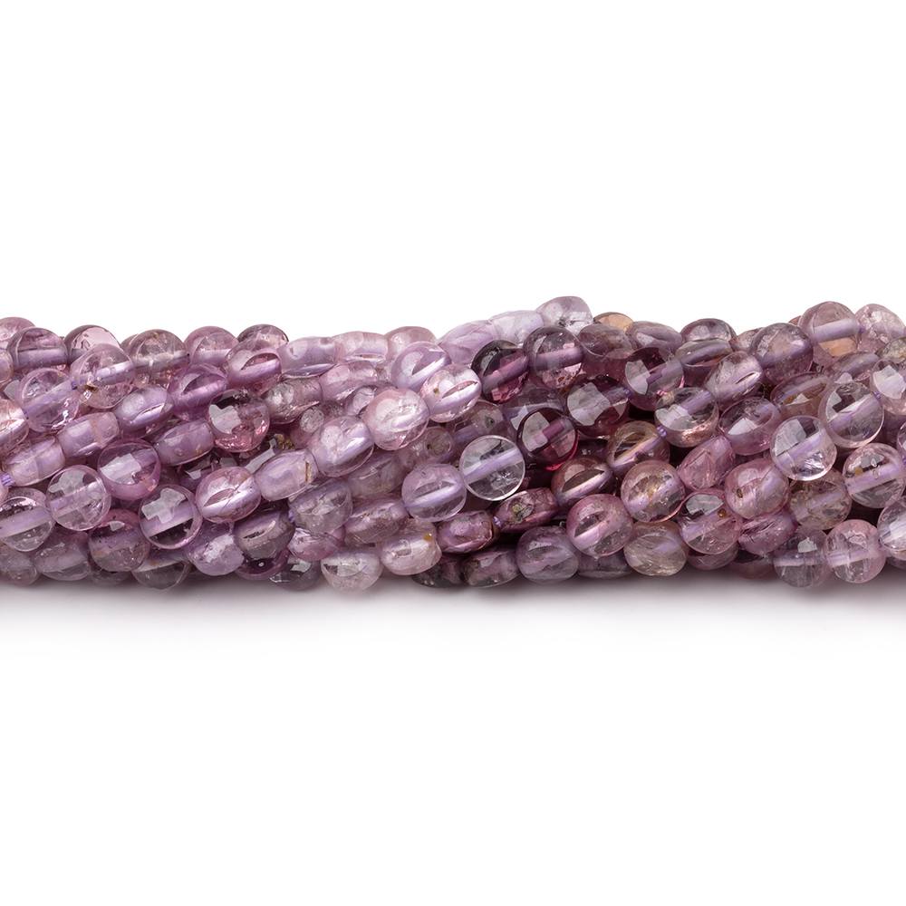 4mm Shaded Purple Spinel Checkerboard Faceted Calibrated Coins 12.5 inch 86 Beads AA (ONLINE ORDER ONLY)