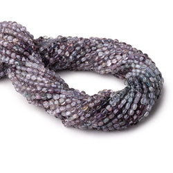 4mm Shaded Purple & Violet Spinel Checkerboard Faceted Calibrated Coins 12.5 inch 86 Beads AA (ONLINE ORDER ONLY)