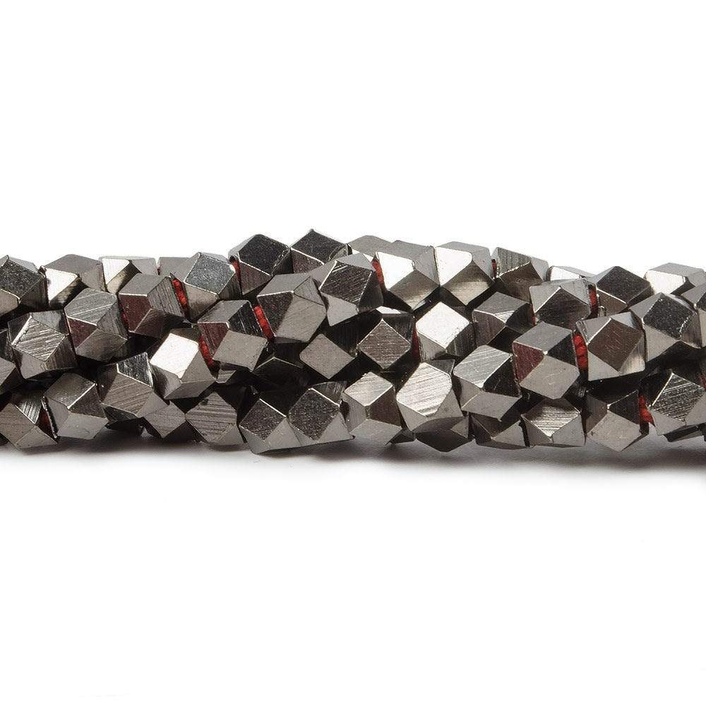 4mm Shiny Faceted Nugget Beads 8 inch 47 pieces (ONLINE ORDER ONLY)