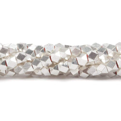4mm Shiny Faceted Nugget Beads 8 inch 47 pieces (ONLINE ORDER ONLY)