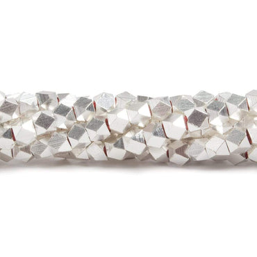 4mm Shiny Faceted Nugget Beads 8 inch 47 pieces (ONLINE ORDER ONLY)