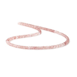 4mm Strawberry Quartz Faceted Rondelle Beads 16 inch 166 pieces (ONLINE ORDER ONLY)