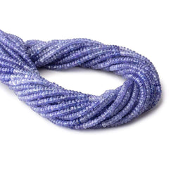 4mm Tanzanite Faceted Rondelle Beads 16 inch 190 pieces (ONLINE ORDER ONLY)