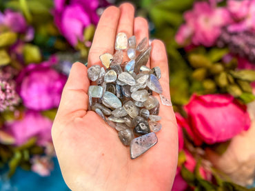 4 oz LABRADORITE crystal chips (ONLINE ORDER ONLY)
