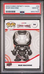 2023 UPPER DECK FUNKO POP MARVEL  WAR MACHINE  #94  PSA 10 (Online Order Only)