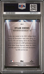 Graded 2024 Topps Bowman Dylan Crews #BS2 Spotlights Aqua Refractor /125 Rookie RC Baseball Card PSA 10 Gem Mint (ONLINE ORDER ONLY)