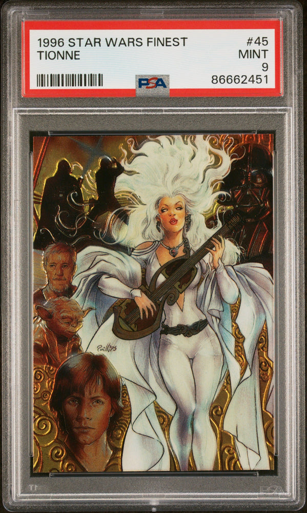 1996 STAR WARS FINEST TIONNE  #45 - PSA 9 (Online Order Only)
