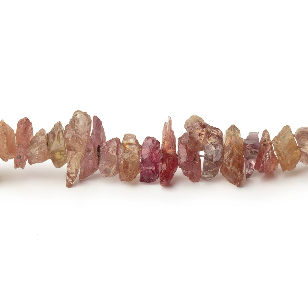 4x2-6x3mm Multi Color Sapphire Raw Crystal Beads 17.5 inch 138 pieces (ONLINE ORDER ONLY)