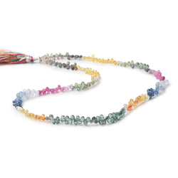 4x2.5-5x3mm Fancy Sapphire & Ruby Faceted Tear Drops 16 inch 272 beads AA (ONLINE ORDER ONLY)