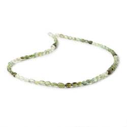 4x3-5x3.5mm Green Tourmaline Plain Oval Beads 16 inch 78 pieces AA (ONLINE ORDER ONLY)