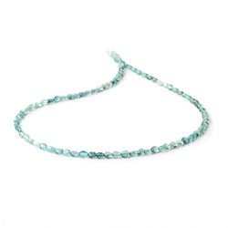 4x3-5x3.5mm Indicolite Tourmaline Plain Oval Beads 16 inch 90 pieces AA (ONLINE ORDER ONLY)