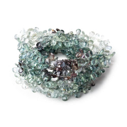 4x3-5x3.5mm Multi Color Sapphire Faceted Pear Beads 16 inch 230 pieces (ONLINE ORDER ONLY)