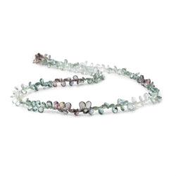 4x3-5x3.5mm Multi Color Sapphire Faceted Pear Beads 16 inch 230 pieces (ONLINE ORDER ONLY)