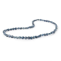 4x3-5x4mm Blue Sapphire Plain Oval Beads 14 inch 66 pieces (ONLINE ORDER ONLY)