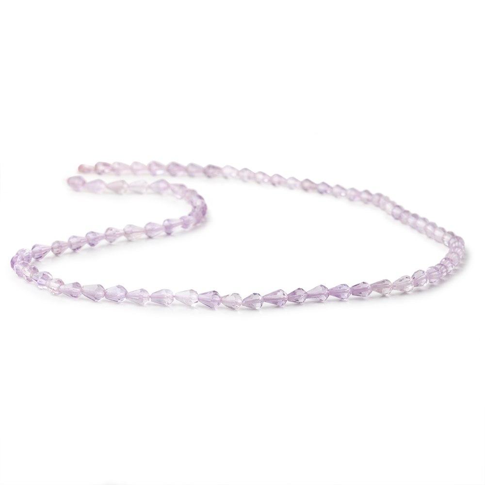 4x3-5x4mm Pink Amethyst Straight Drilled Tear Drop Beads 15 inch 68 pieces (ONLINE ORDER ONLY)