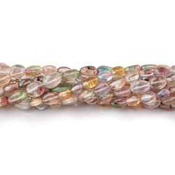 4x3-6x3.5mm Multi Color Tourmaline Plain Oval Beads 16 inch 72 pieces AA (ONLINE ORDER ONLY)