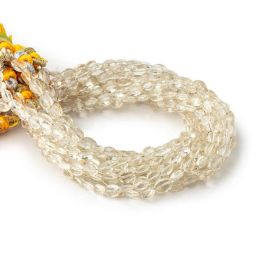 4x3-6x4mm Oregon Sunstone Faceted Oval Beads 8 inch 35 pieces (ONLINE ORDER ONLY)