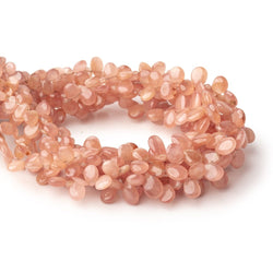 4x3-6x5mm Rhodochrosite Plain Pear Beads 7.5 inch 68 pieces (ONLINE ORDER ONLY)