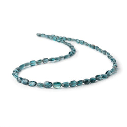 4x3-6x5mm Teal Moss Kyanite Faceted Oval Nugget Beads 16 inch 66 pieces (ONLINE ORDER ONLY)