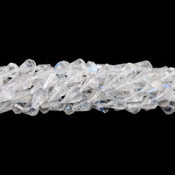 4x3-7x5mm Rainbow Moonstone Petite Faceted Tear Drop 15 inch 57 Beads (ONLINE ORDER ONLY)