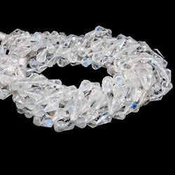 4x3-7x5mm Rainbow Moonstone Petite Faceted Tear Drop 15 inch 57 Beads (ONLINE ORDER ONLY)