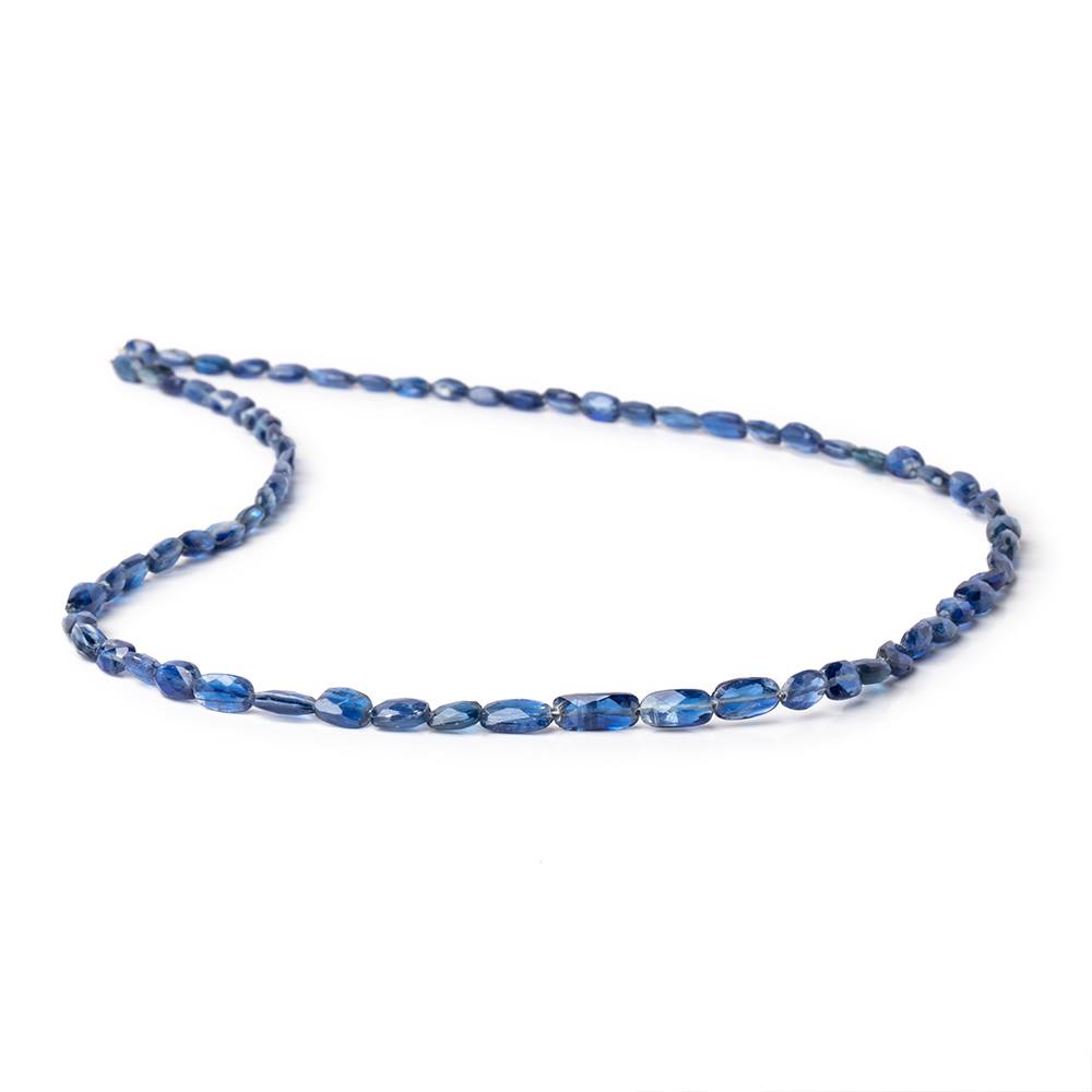 4x3.5-6x4mm Kyanite Faceted Oval Nuggets 17.75 inch 70 Beads (ONLINE ORDER ONLY)