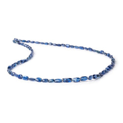 4x3.5-6x4mm Kyanite Faceted Oval Nuggets 17.75 inch 70 Beads (ONLINE ORDER ONLY)