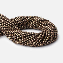 4x3mm Antique Bronze Straight Drilled Oval Freshwater Pearl 15 inch 97 pcs (ONLINE ORDER ONLY)