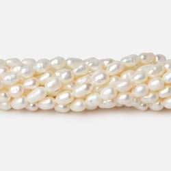 3x2mm Cream White Petite Baroque Freshwater Pearl 14.5 inch 127 pieces AA (ONLINE ORDER ONLY)