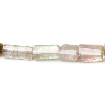 4x5-15x5mm Multi Color Tourmaline plain tube beads 16 inch 42 pieces A Grade (ONLINE ORDER ONLY)