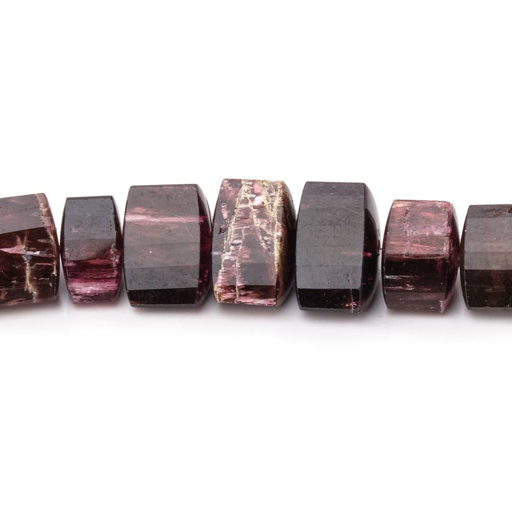 4x7-14x10mm Pink Tourmaline Faceted Trillion Beads 16.5 inch 52 pieces AA (ONLINE ORDER ONLY)