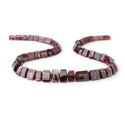 4x7-14x10mm Pink Tourmaline Faceted Trillion Beads 16.5 inch 52 pieces AA (ONLINE ORDER ONLY)