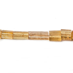 4x7-16x7mm Imperial Topaz plain tube beads 19 inch 58 pieces (ONLINE ORDER ONLY)