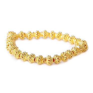 4.5x8.5mm 22kt Gold Plated Copper Bead Cap (ONLINE ORDER ONLY)