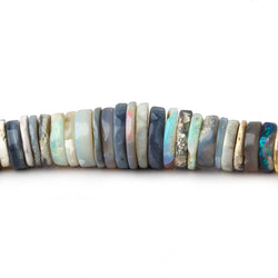 5-10mm Australian Multi Color Opal Heshi Beads 18 inc 285 pieces (ONLINE ORDER ONLY)