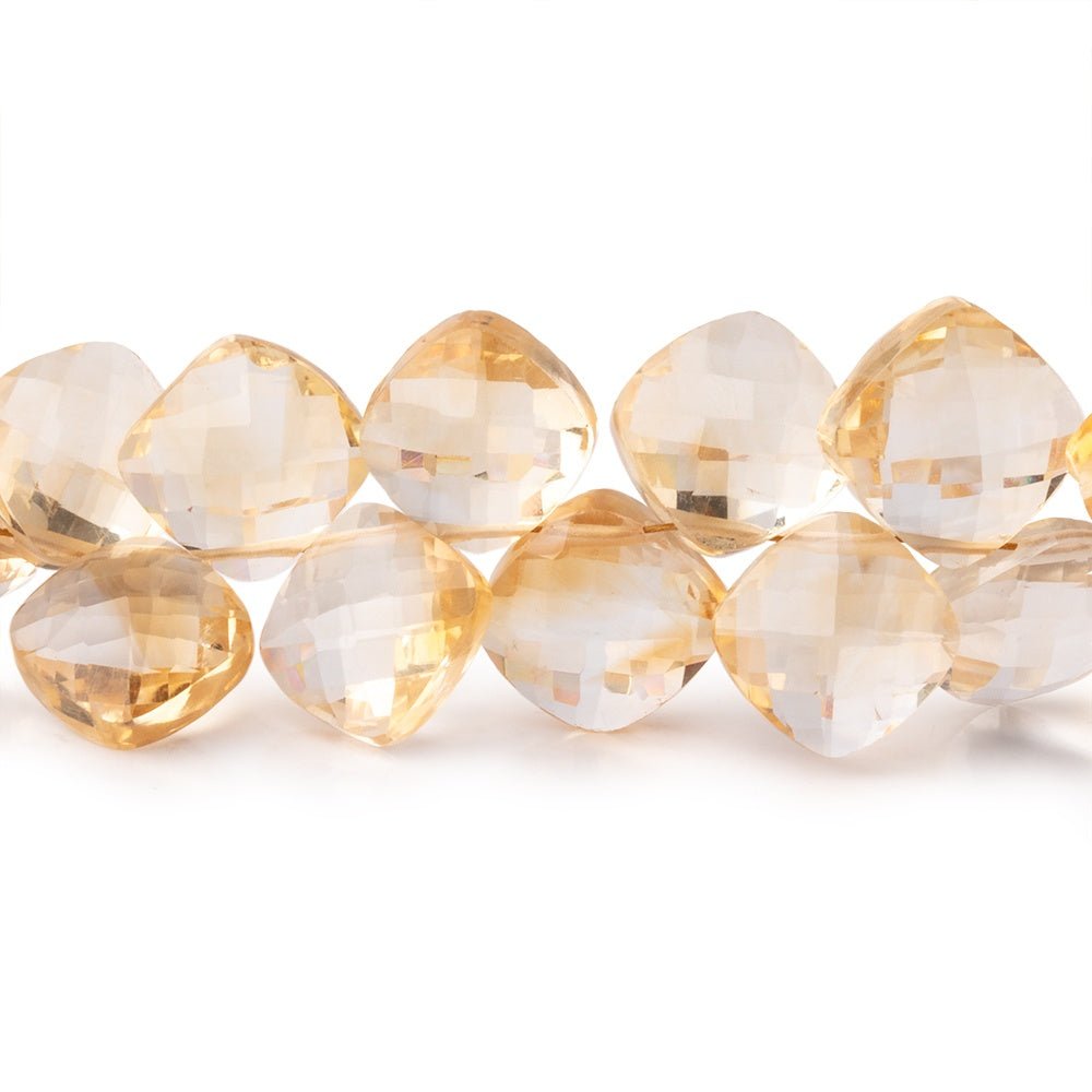 5-10mm Citrine Faceted Pillow Beads 16 inch 98 pieces (ONLINE ORDER ONLY)