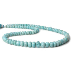 5-10mm Larimar plain rondelle beads 18 inch 105 pieces AAA (ONLINE ORDER ONLY)