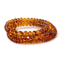 5-7mm Madeira Citrine Plain Rondelle Beads 18 inch 115 pieces AAA (ONLINE ORDER ONLY)