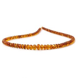 5-7mm Madeira Citrine Plain Rondelle Beads 18 inch 115 pieces AAA (ONLINE ORDER ONLY)