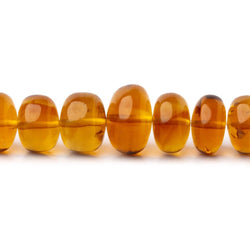 5-7mm Madeira Citrine Plain Rondelle Beads 18 inch 115 pieces AAA (ONLINE ORDER ONLY)