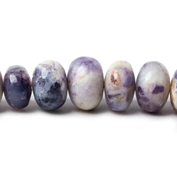 5 - 10mm Morado Purple Opal Plain Rondelle Beads 18 inch 115 pieces (ONLINE ORDER ONLY)
