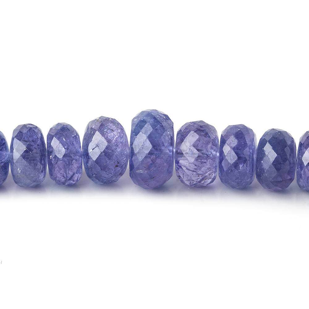 5-10mm Tanzanite Faceted Rondelles 17 inch 107 beads AA (ONLINE ORDER ONLY)