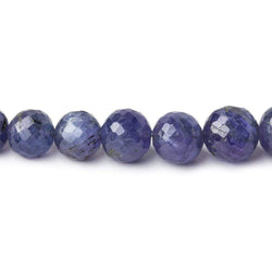 5-10mm Tanzanite faceted round Beads 16 inch 68 pieces (ONLINE ORDER ONLY)