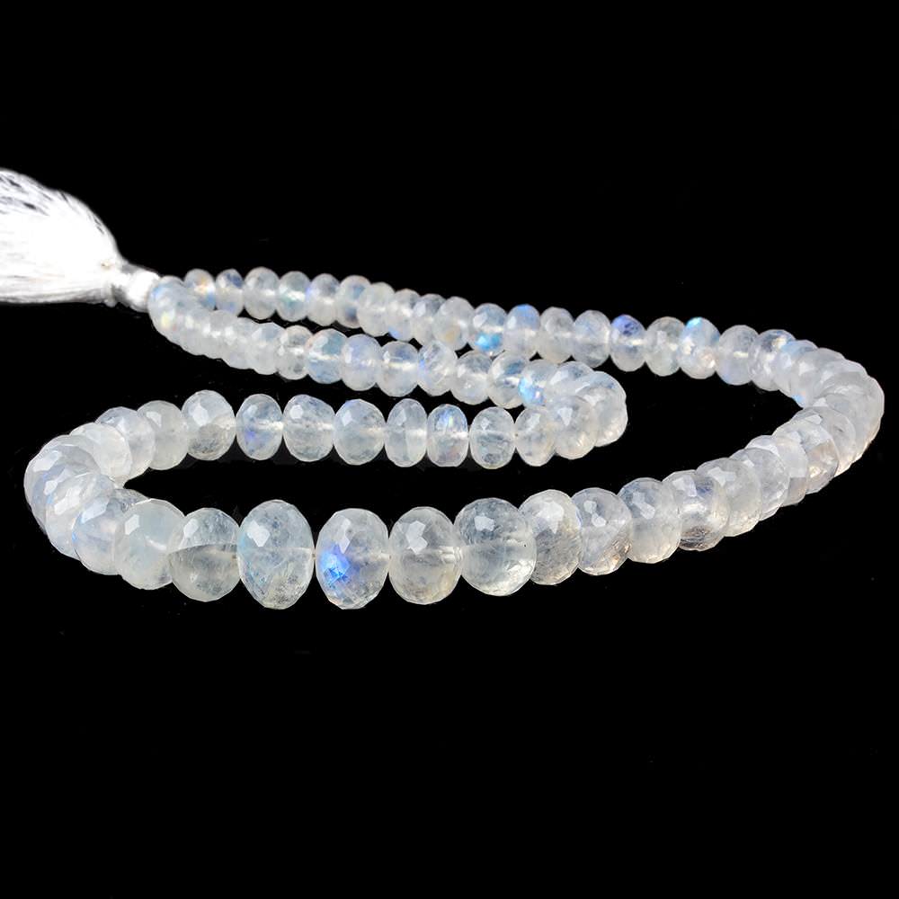 5-11mm Rainbow Moonstone Faceted Rondelle Beads 16 inch 76 pcs (ONLINE ORDER ONLY)