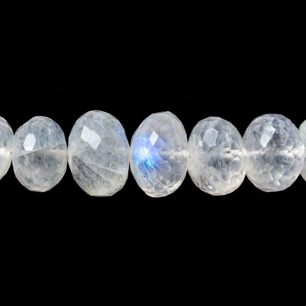 5-11mm Rainbow Moonstone Faceted Rondelle Beads 16 inch 76 pcs (ONLINE ORDER ONLY)
