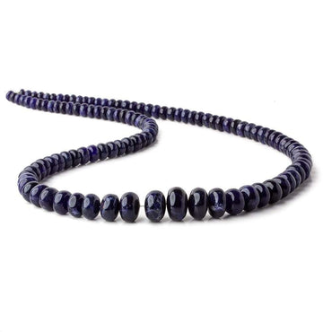 5-11mm Sodalite plain rondelle beads 19.5 inch 114 pieces A (ONLINE ORDER ONLY)