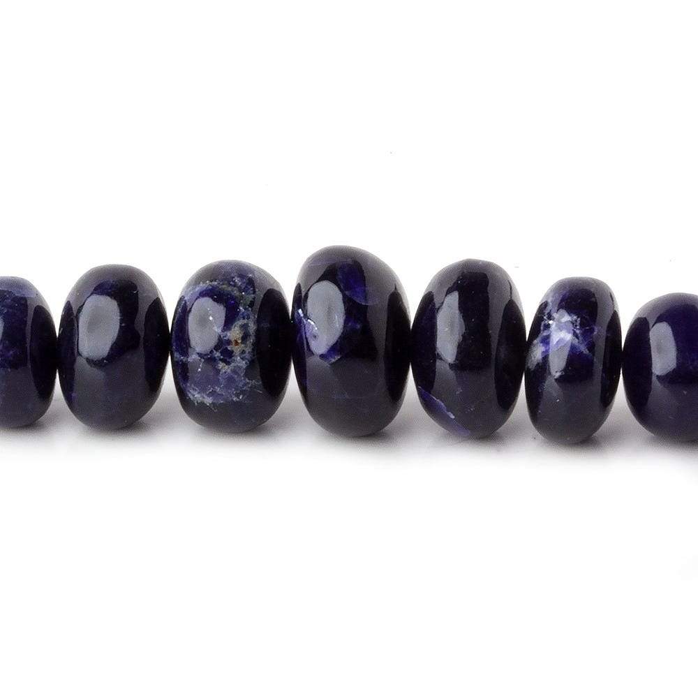 5-11mm Sodalite plain rondelle beads 19.5 inch 114 pieces A (ONLINE ORDER ONLY)