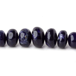 5-11mm Sodalite plain rondelle beads 19.5 inch 114 pieces A (ONLINE ORDER ONLY)