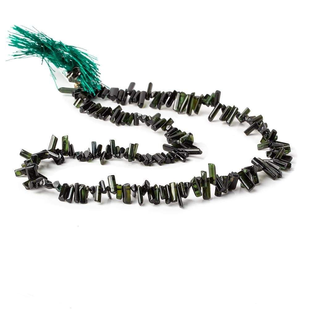 5-13mm Green Tourmaline Natural Crystal Top Drilled 180 pcs (ONLINE ORDER ONLY)