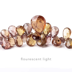 5-14mm Color Change Garnet Faceted Pear Beads 9 inch 104 pieces AAA (ONLINE ORDER ONLY)